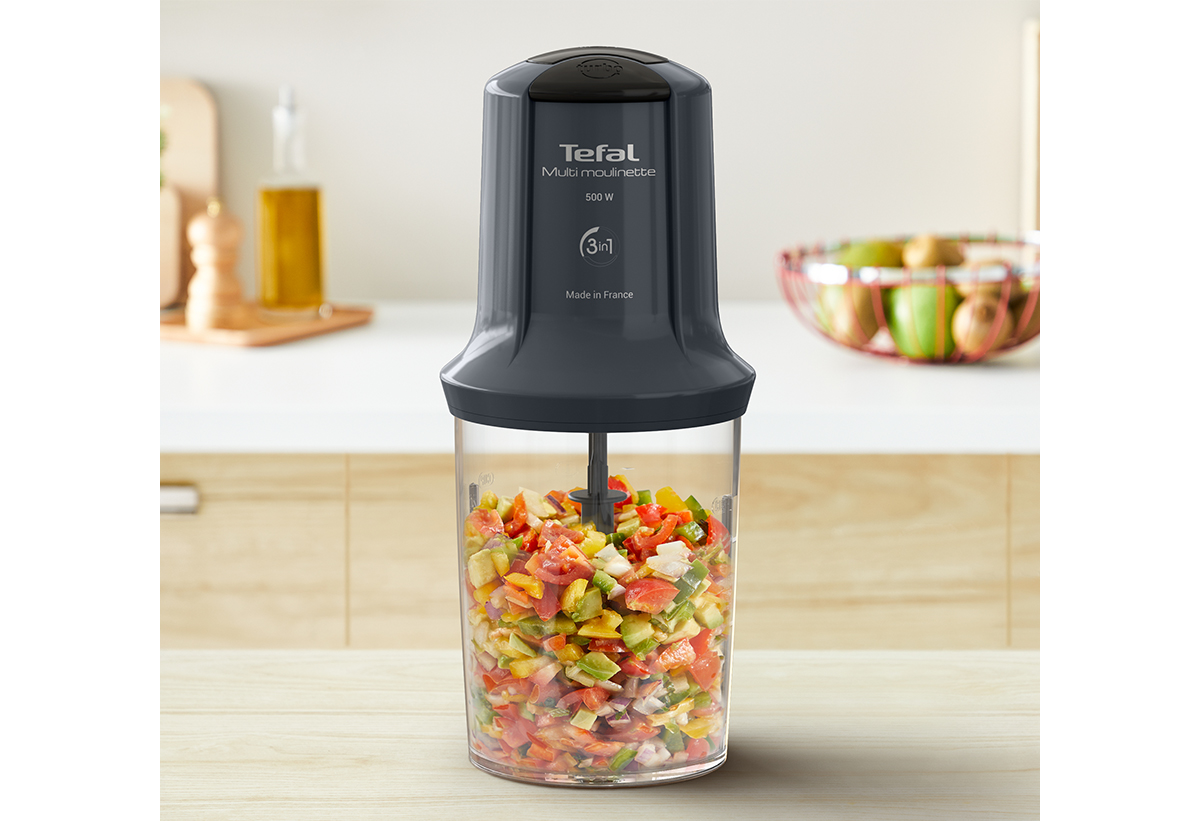 Ο πολυκόπτης με φαγητό